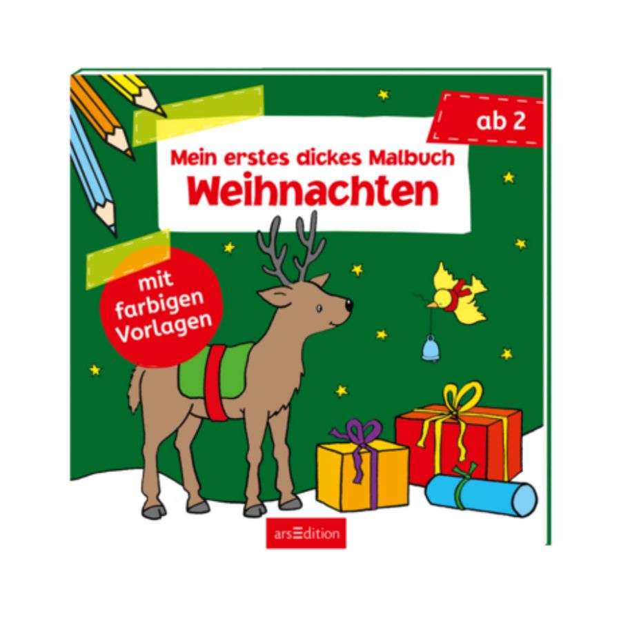 arsEdition Mein erstes dickes Malbuch ab 2 – Weihnachten