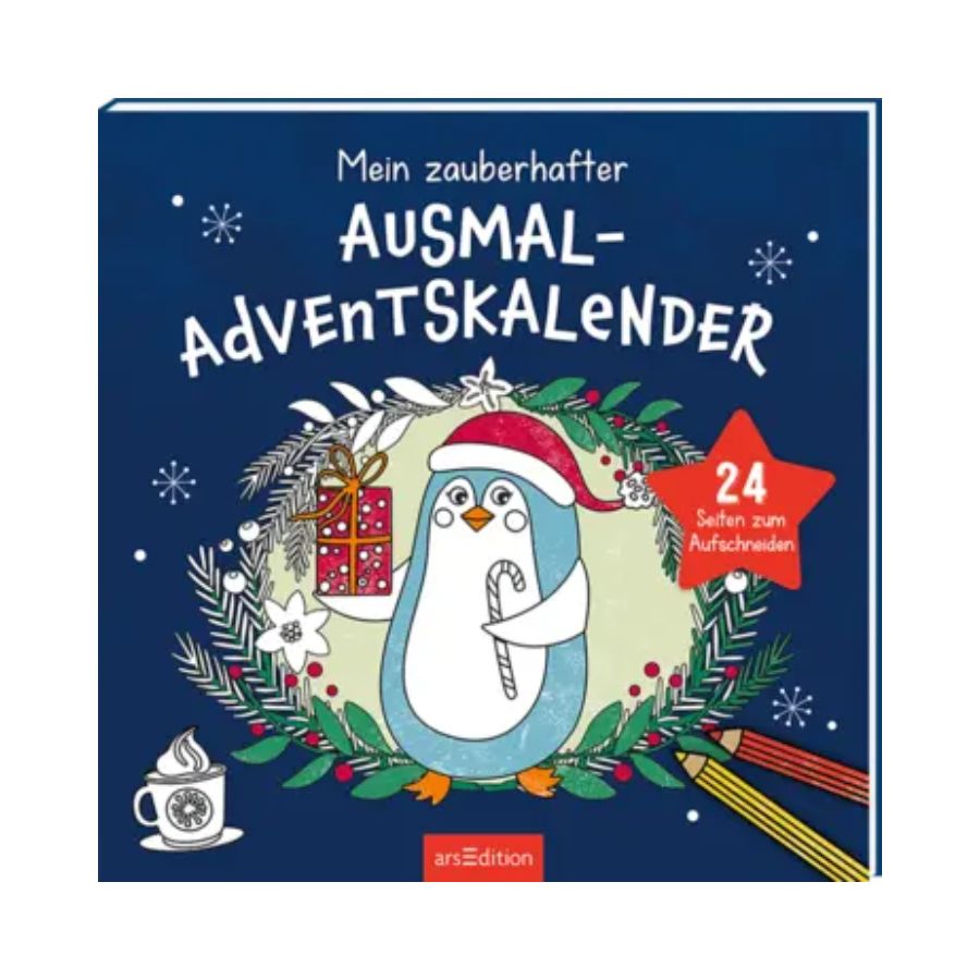 arsEdition Mein zauberhafter Ausmal-Adventskalender