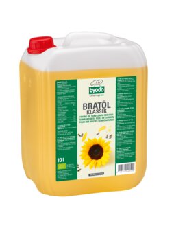 BYODO Organic Frying Oil Classic 10l from sunflower seeds 