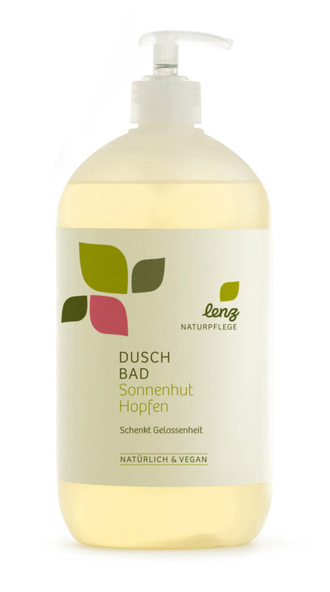 Lenz Naturpflege Lenz Duschbad Sonnenhut -Hopfen 950ml  Schenkt Gelassenheit
