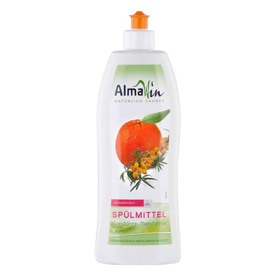 AlmaWin Spülmittel 500 ml Sanddorn Mandarine Duft Bio