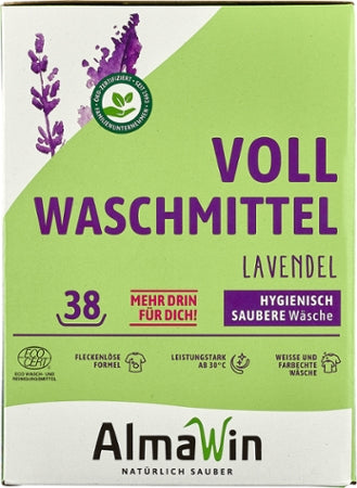 AlmaWin Vollwaschmittel 2 kg Lavendel Bio