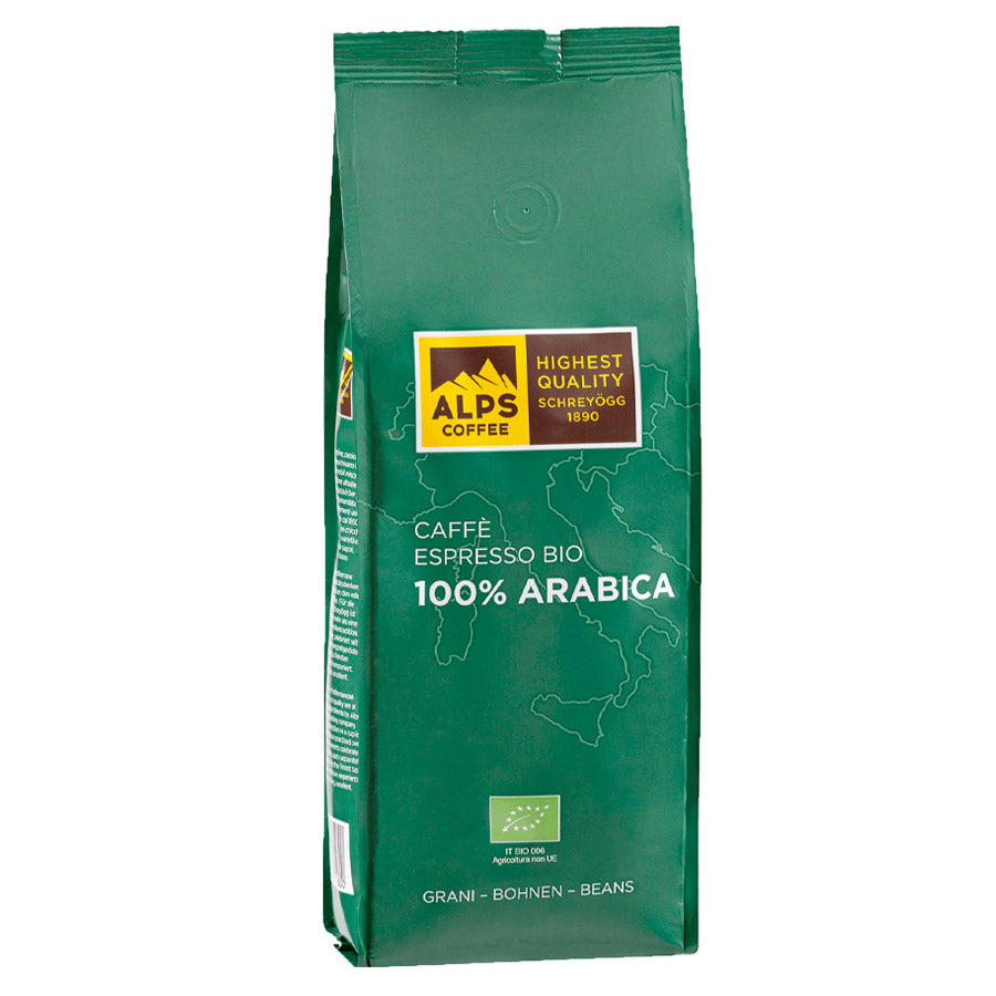 Alps Coffee Caffè Espresso 100% Arabica Bio 500g