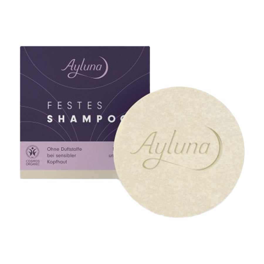 Ayluna Festes Shampoo Sensetiv Für Jeden Tag Bio 60g