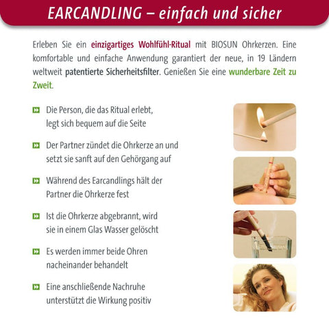 BIOSUN Original traditional Ohrkerzen 5 Paar