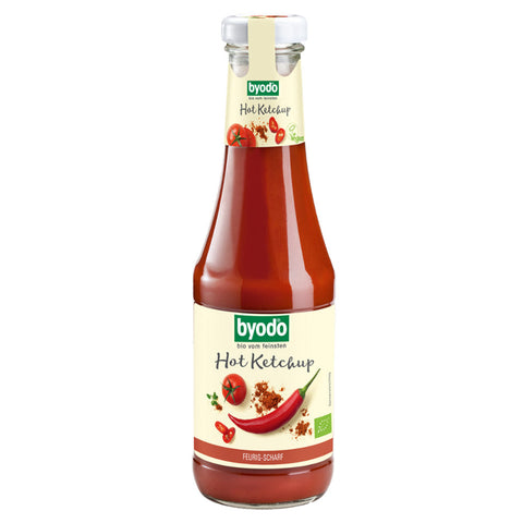 BYODO Hot Ketchup 500ml Bio MHD 27.03.2026