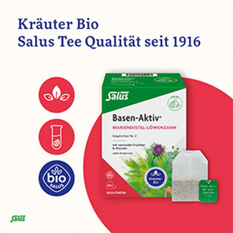 Salus Basen-Aktiv Bio Kräutertee Nr. 2 Mariendistel Löwenzahn 40FB  72g