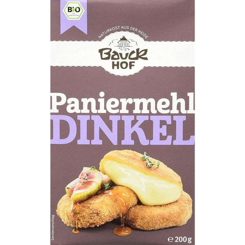 Bauck Mühle Spelt Breadcrumbs (200 g bag) - Organic