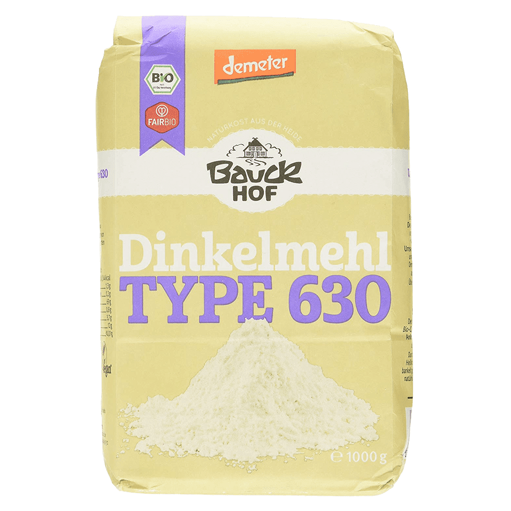 Bauckhof Dinkelmehl hell Type 630 demeter 1kg Bio