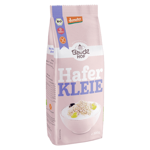 Bauck Mühle Oat Bran 300g Demeter - gluten-free