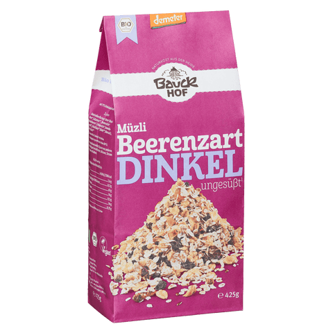 Bauck Mühle Dinkel Müzli Beerenzart 425g Demeter