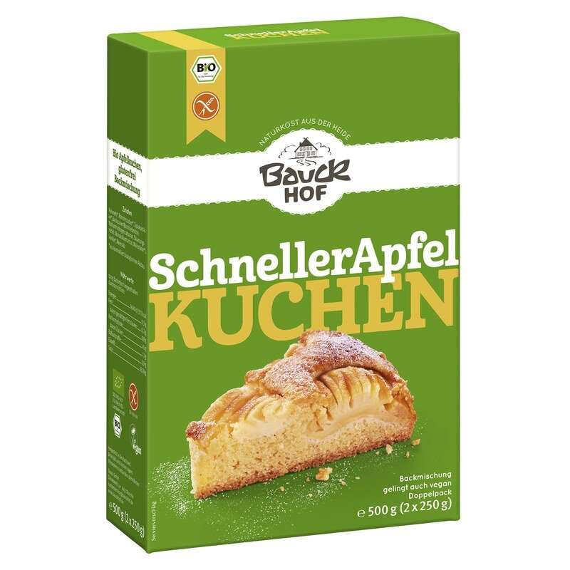 Bauckhof Apfelkuchen (2x250g) Bio - glutenfrei