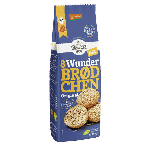Bauck Mühle Wunderbrödchen Original 350g Demeter - glutenfrei