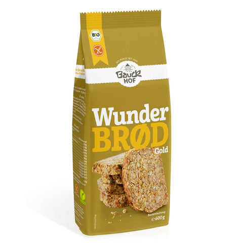 Bauck Mühle Wunderbrot Gold (glutenfrei) 600g Bio