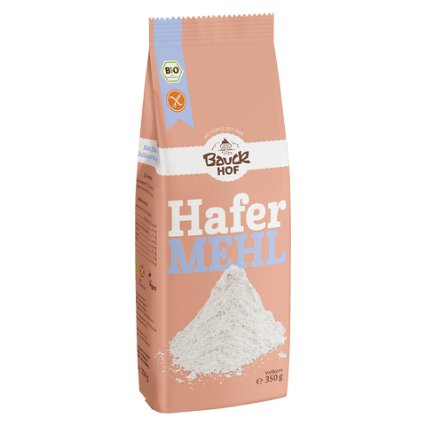 Bauck Mühle Oat Flour Whole Grain 350g Demeter - gluten-free