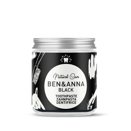 Ben & Anna Natural Care Toothpaste in a Jar Black 100ml