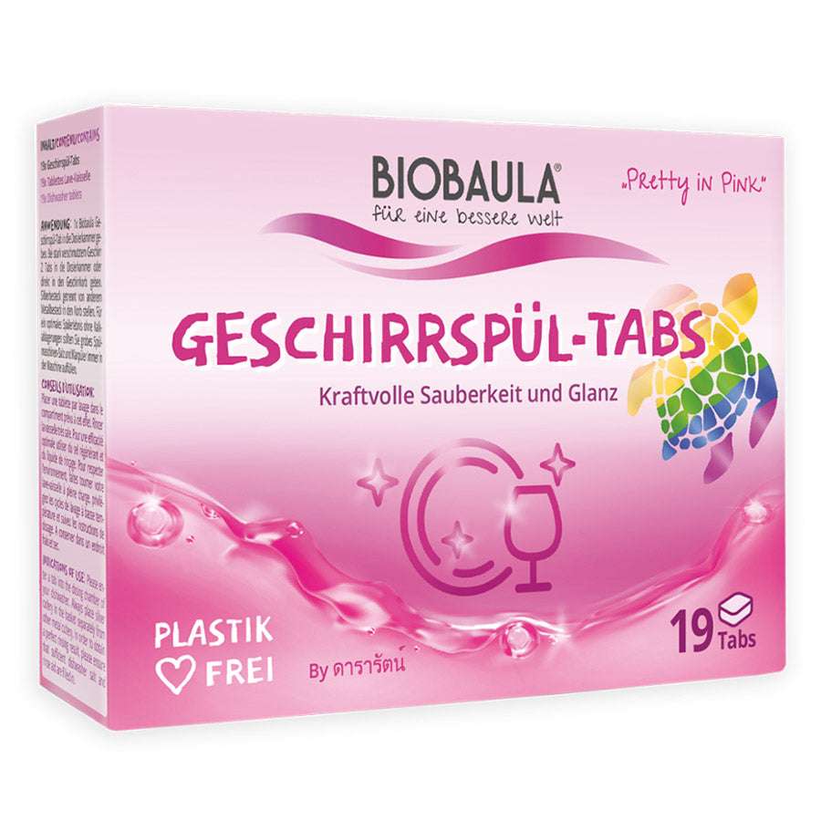 BioBaula Geschirrspül Tabs – Pretty in Pink