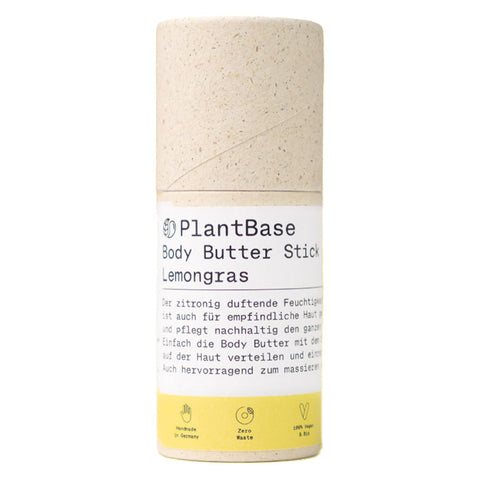 PlantBase Body Butter Stick Lemongras Bio 40gr