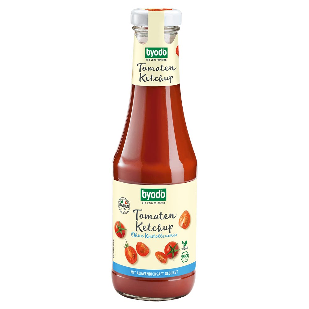 BYODO Tomaten Ketchup 500 ml ohne Kristallzucker