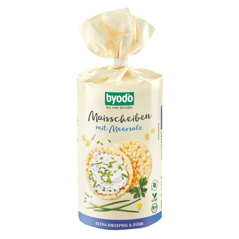 BYODO Maiswaffeln mit Meersalz 120g