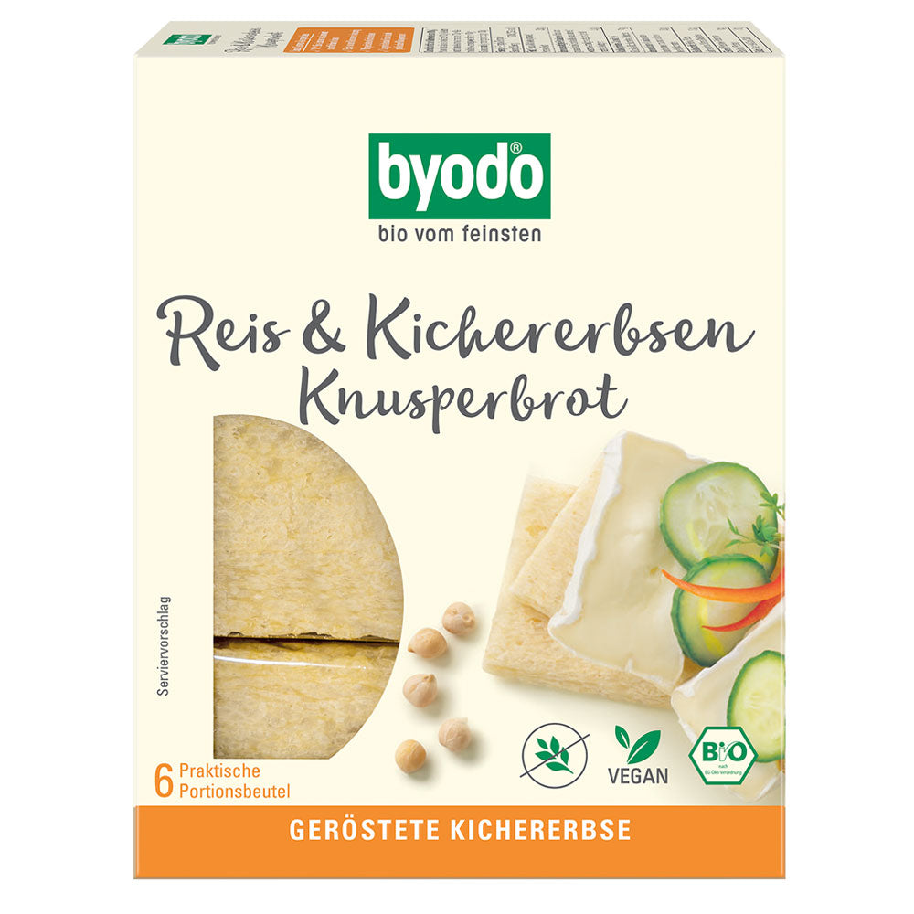 BYODO Reis & Kichererbsen Knusperbrot (120 g)