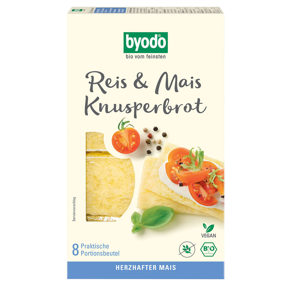 BYODO Reis & Mais Knusperbrot (160 g)