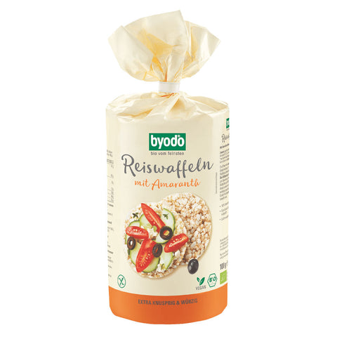 BYODO Bio Reiswaffeln mit Amaranth 100g
