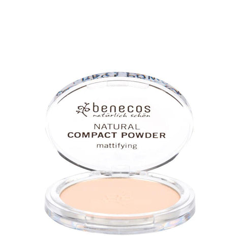 benecos Natural Beauty  Compact Powder porcelain Bio 9g