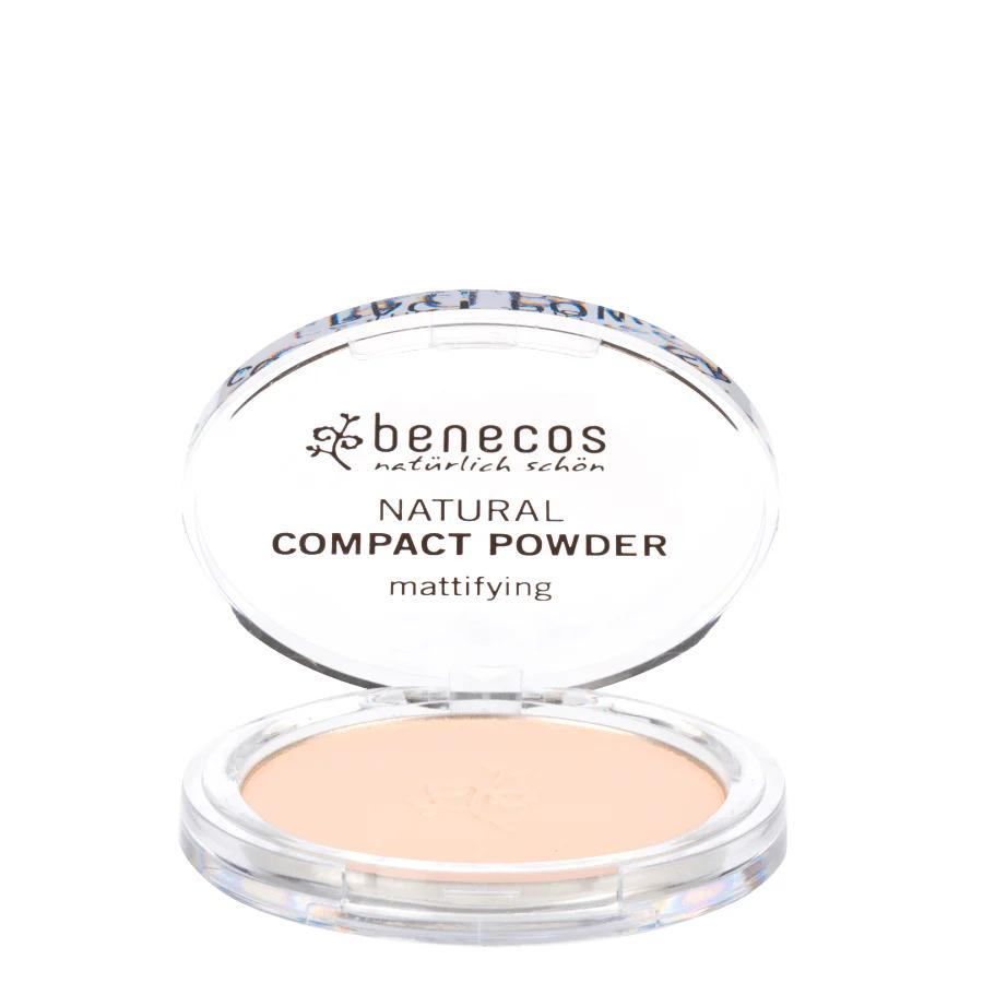 benecos Natural Beauty  Compact Powder porcelain Bio 9g