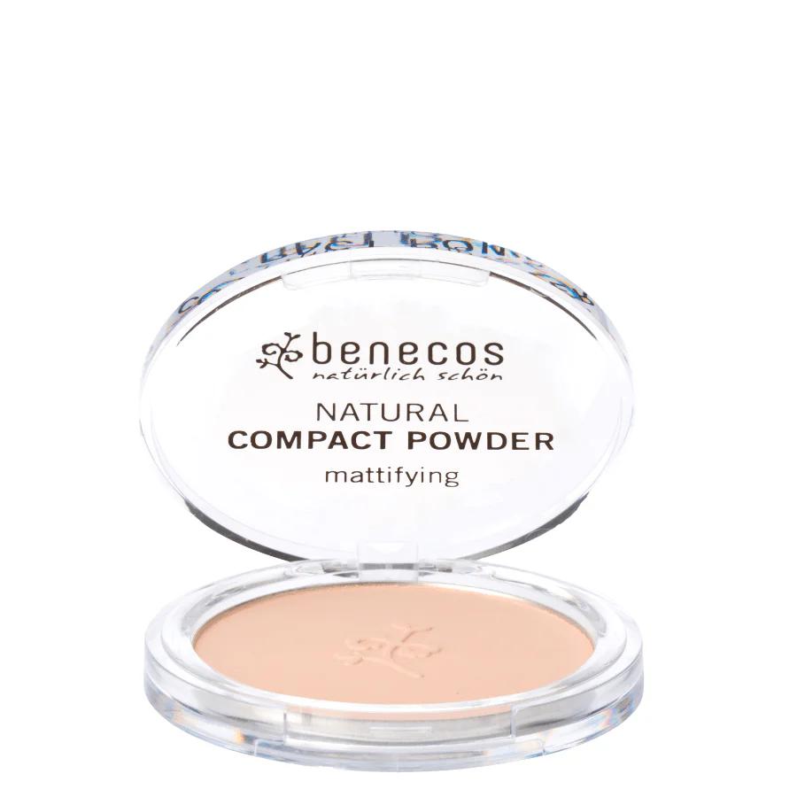 benecos Natural Beauty  Compact Powder sand Bio 9g