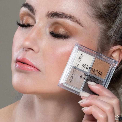 benecos Natural Beauty Colour Edition Quattro Eyeshadow - coffee & cream Bio 8g