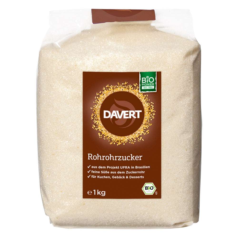 Davert Rohrohrzucker UFRA 1kg Bio