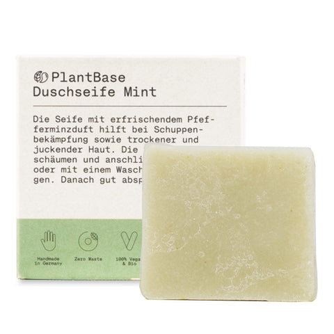 PlantBase Duschseife Mint Bio 100g