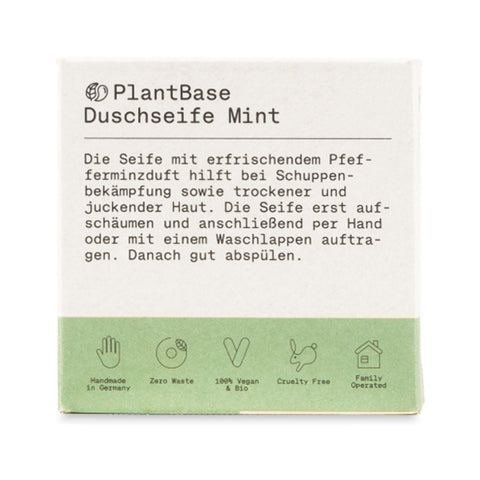 PlantBase Duschseife Mint Bio 100g