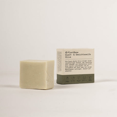 PlantBase Dusch- & Gesichtsseife Olive 100g