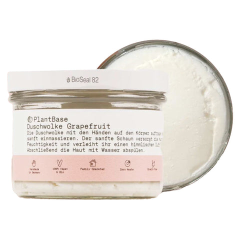 PlantBase Duschwolke Grapefruit Bio 110g
