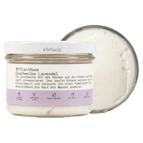 PlantBase Duschwolke Lavendel Bio 110g