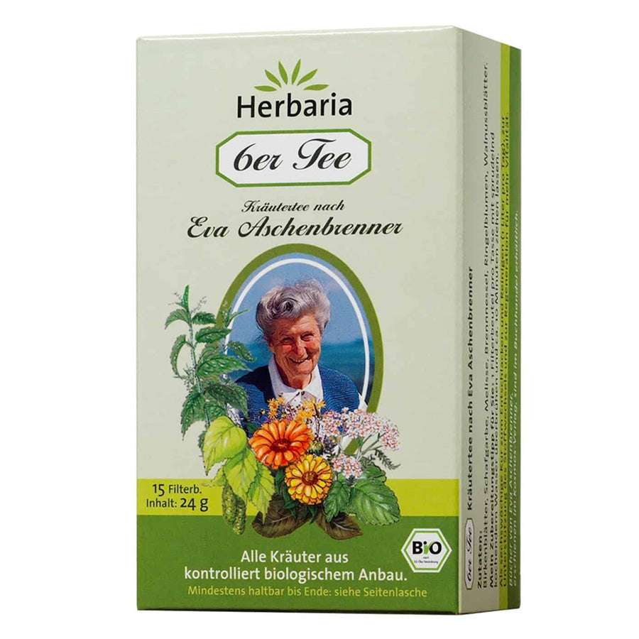 Herbaria Eva Aschenbrenner 6er Tee, 15 Filterbeutel - Bio