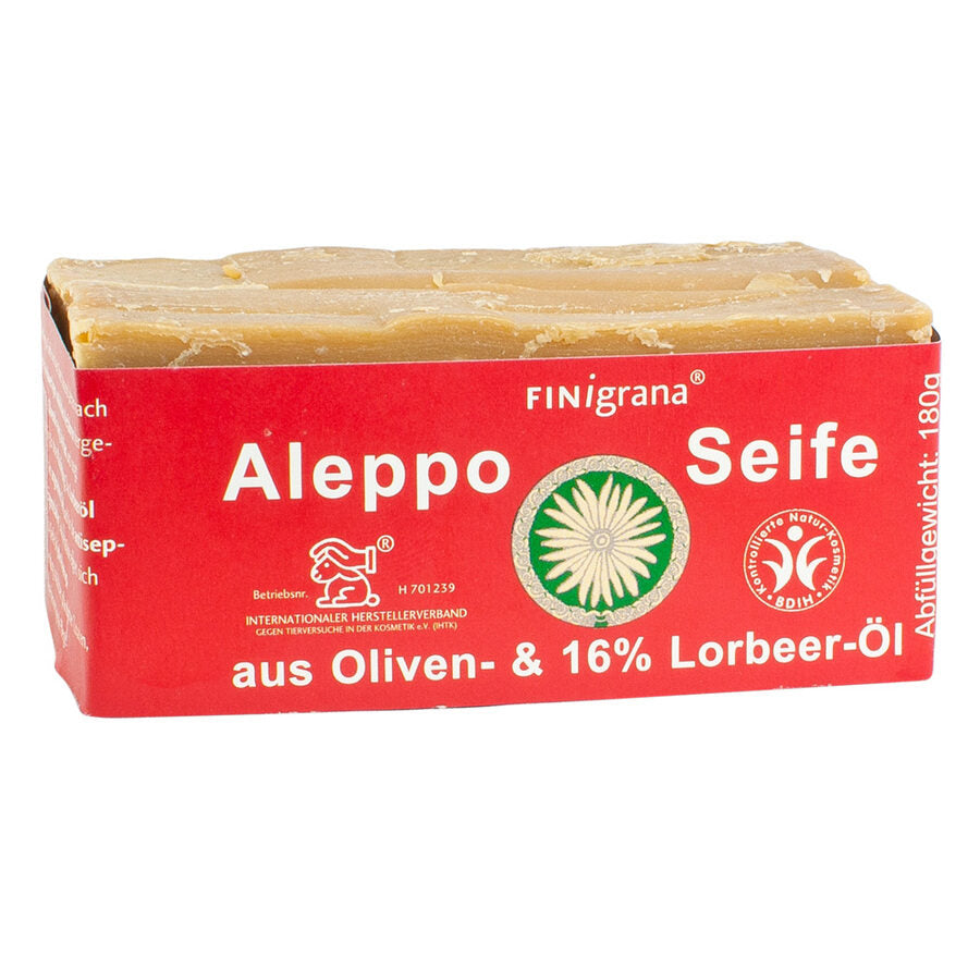 FINigrana Alepposeife mit 16% Lorbeer Bio 180gr