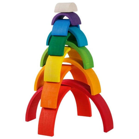 GOKI Wooden Rainbow Building Blocks