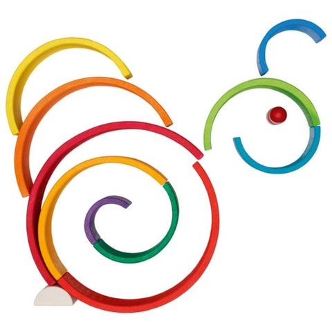 GOKI Wooden Rainbow Building Blocks