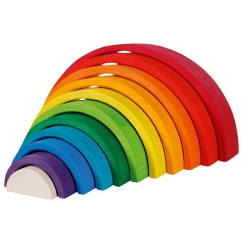 GOKI Wooden Rainbow Building Blocks
