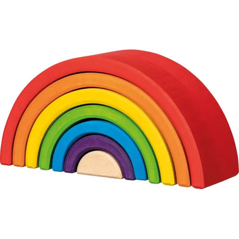 GOKI Bausteine kleiner Regenbogen aus Holz