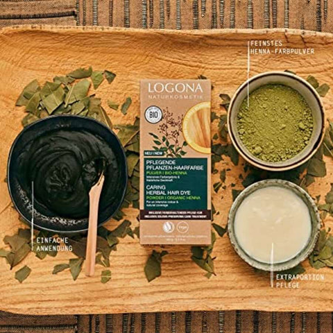 Logona Herbal Hair Color Powder Golden Blonde Organic 100g
