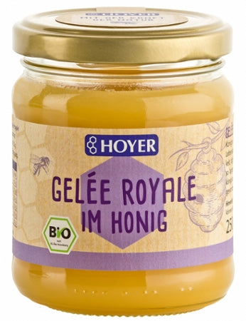HOYER Gelée Royale im Honig Bio 250g