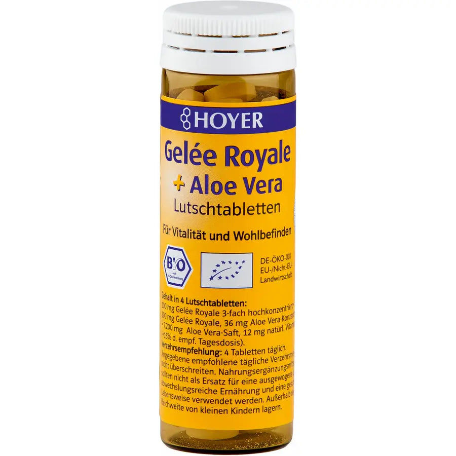 Hoyer Gelée Royale + Aloe Vera Lutschtabletten Bio 30g