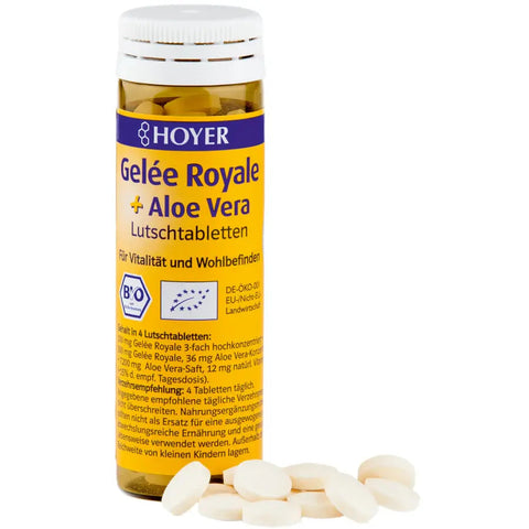 Hoyer Royal Jelly + Aloe Vera Lozenges Organic 30g