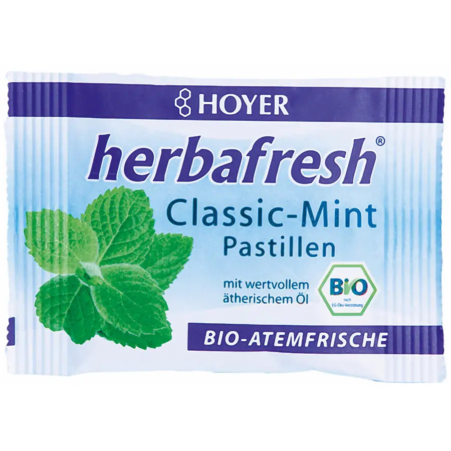 Hoyer herbafresh Classic-Mint Pastillen Bio 17g