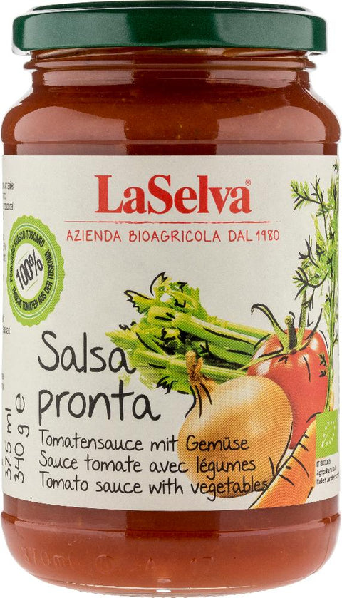 LaSelva Salsa Pronta 340g Organic 