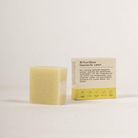 PlantBase Haarseife Lemon Bio 100g